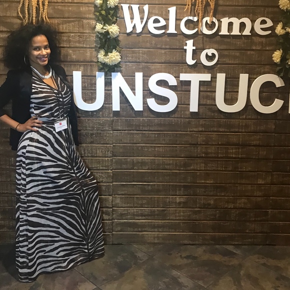 MICHAEL Michael Kors Animal Print Maxi Dress - - Picture 1 of 2